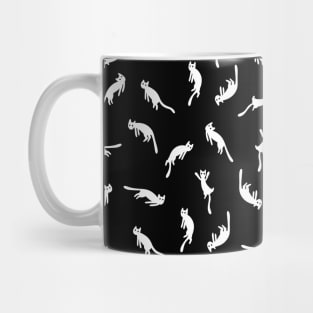 Cat Ghost Kawaii Pattern Mug